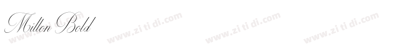 Milton Bold字体转换